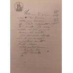 Folder z pocztówkami, telegramami Francesco Paolo Michettiego
