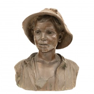 Costantino Barbella (Chieti, 1853 - Rzym, 1925), rzeźba z brązu 