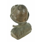 Costantino Barbella ( Chieti, 1853 - Roma, 1925), Scultura in bronz Il Campagnolo