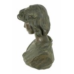 Costantino Barbella ( Chieti, 1853 - Roma, 1925), Scultura in bronzo La Montagnola