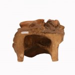 Costantino Barbella ( Chieti, 1853 - Roma, 1925), Scultura in terracotta Donna tra le rose