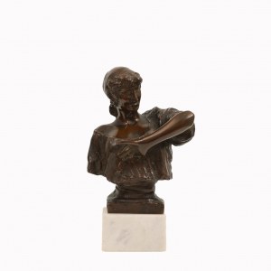 Costantino Barbella ( Chieti, 1853 - Rome, 1925), Sculpture Noli me tangere.