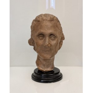 Scultura in terracotta Testa di anziana