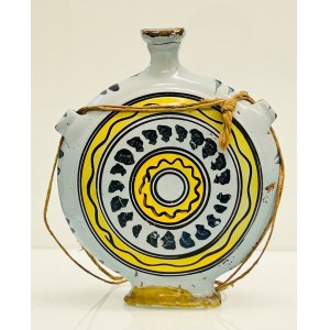 Fabrique Castelli du dernier quart du 19ème siècle, gourde ronde de pèlerin