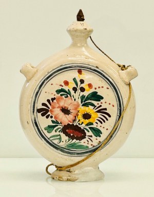 Castelli manufacture early 20th century, Round-shaped pilgrim flask