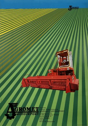 designed by Anna ŻÓŁTOWSKA, Agromet Motoimport, Poland, 1978