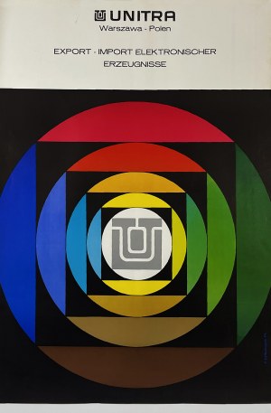 proj. Z. OSAKOWSKA, Unitra. Export-import elektronischer erzeugnisse, 1974