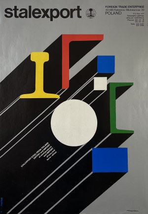 proj. Marek MOSIÑSKI (1936-1998), Stalexport. Foreign trade enterprise. Katowice, Poland