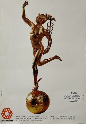 proj. RADZIEJEWSKI, Bumar. Gold Mercury international award, 1976