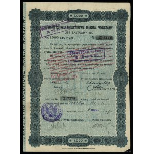 Polská republika (1918-1939), sada 4 cenných papírů