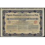 Republic of Poland (1918-1939), bearer bond for 6 1/2 % of the value of 1,000 francs, 10.08.1931, Paris