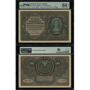 Poland, 500 Polish marks, 23.08.1919, I-BF
