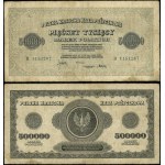 Poland, 500,000 Polish marks, 30.08.1923, series B and 7 figures