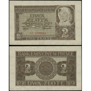 Polsko, 2 zloté, 1.08.1941, AE