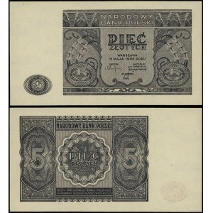 Polska, 5 złotych, 15.05.1946