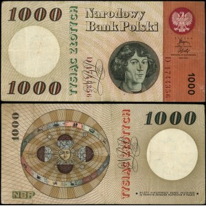 Polonia, 1.000 zloty, 29.10.1965, serie D