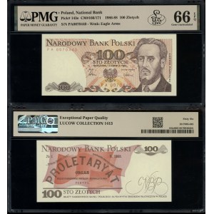 Polska, 100 złotych, 1.06.1986, seria PA