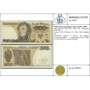 Polsko, 500 zlotých, 1.06.1982, série FE