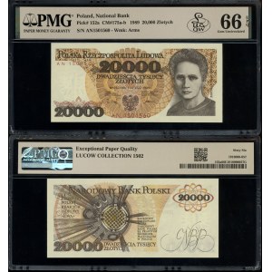 Polen, 20.000 Zloty, 1.02.1989, Serie AN