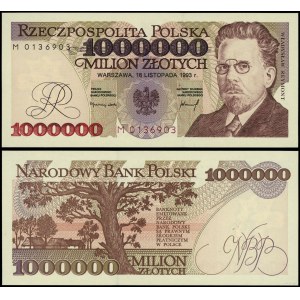 Polsko, 1 000 000 PLN, 16.11.1993, série M