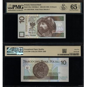 Polsko, 10 zlotých, 25.03.1994, série AM
