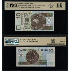 Polsko, 10 zlotých, 25.03.1994, série EG