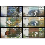 Kiribati, set of 6 collector bills, 2016