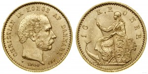 Denmark, 10 kroner, 1900, Copenhagen