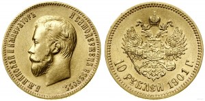 Rosja, 10 rubli, 1901 (А•Р), Petersburg