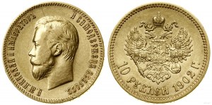 Rosja, 10 rubli, 1902 (А•Р), Petersburg