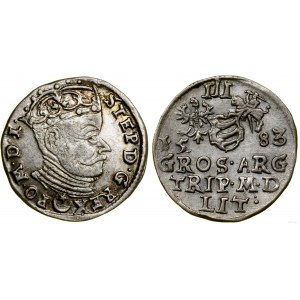 Poland, trojak, 1583, Vilnius