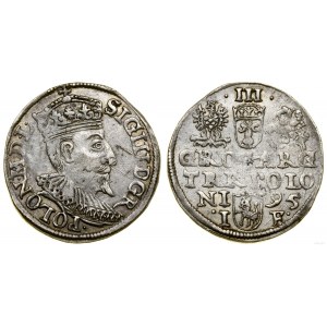 Poland, trojak, 1595, Olkusz
