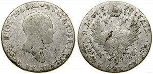 Poland, 2 Polish zlotys, 1817 IB, Warsaw