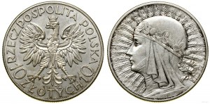 Polsko, 10 zlotých, 1932, Anglie