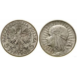 Polsko, 5 zlotých, 1933, Varšava
