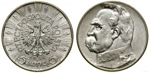 Poland, 5 zloty, 1934, Warsaw