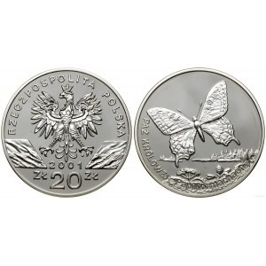 Poland, 20 zloty, 2001, Warsaw