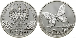 Polsko, 20 zlotých, 2001, Varšava