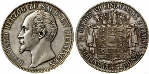 Germany, two-dollar = 3 1/2 guilders, 1854, Munich
