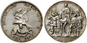 Německo, 3 marky, 1913, Berlín