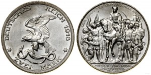Germany, 2 marks, 1913, Berlin