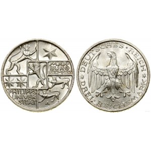 Německo, 3 marky, 1927 A, Berlín