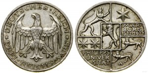 Germany, 3 marks, 1927 A, Berlin