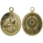 Poland, medal to commemorate First Holy Communion, 19th century.