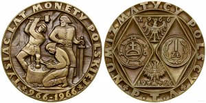 Polsko, 1000 let polského mincovnictví, (1964), Varšava