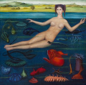 Anna Alina Güntner (1933 Poznań - 2013 Kraków), Trening, 1980 r.