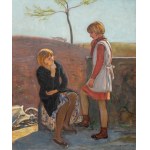 Wlastimil Hofman (1881 Prague - 1970 Szklarska Poreba), Girls (other title "Sisters"), 1932.