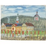 Nikifor Krynicki (1895 Krynica Zdrój - 1968 Folusz), Pejzaż miejski