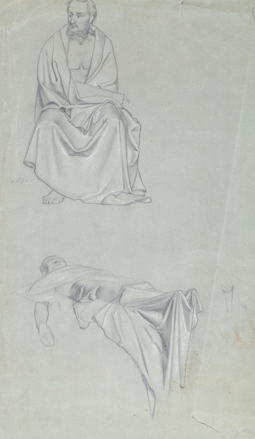 Jan Styka (1858 Lwów - 1925 Rzym), Studium starca do cyklu „Quo vadis”
