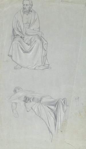 Jan Styka (1858 Lwów - 1925 Rzym), Studium starca do cyklu „Quo vadis”
